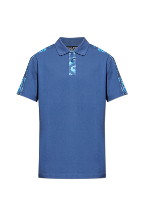 Tシャツ・カットソー VERSACE FW25 Baroque Polo Shirt (10139061A09796 1E510) Embroidered Chinese New Year Polo Shirt | VERSACE US